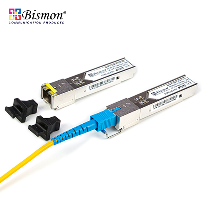 SFP-transceiver-module-SC-1-25G-SFP-Module-BIDI-WDM-10km-1310nm-1550nm-DDM-simplex-pair-A-B